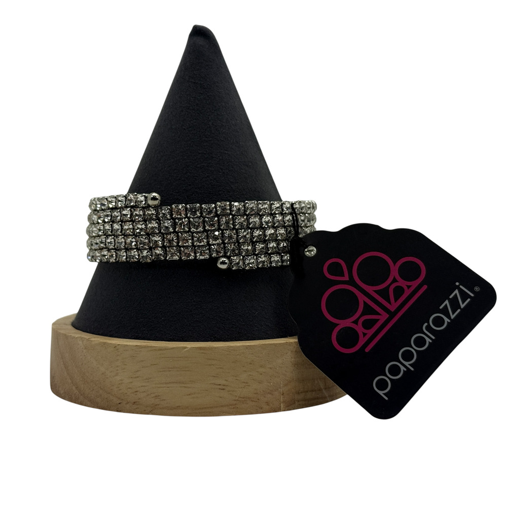Paparazzi Clear Stones Wrap Around Bracelet